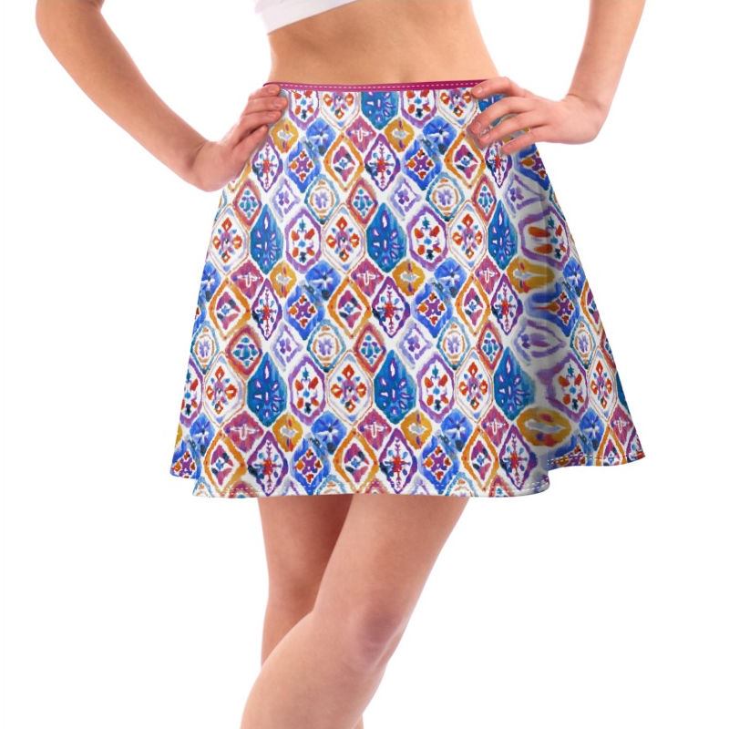 Printed Skirts Made With Your Designs. Custom Skater Skirts