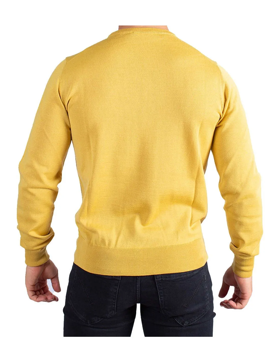 Pullover K-way uomo K6113BW Sebastien merino giallo