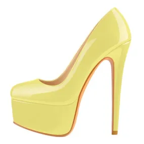 Pumps Queen Tigers (Yellow)