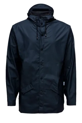 Rains Women 1201 Jacket Navy