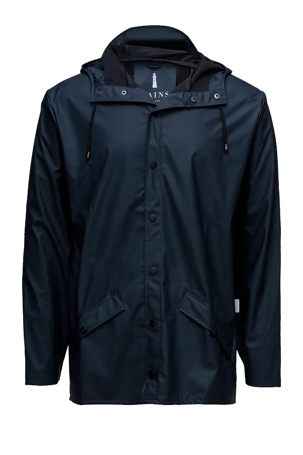 Rains Women 1201 Jacket Navy