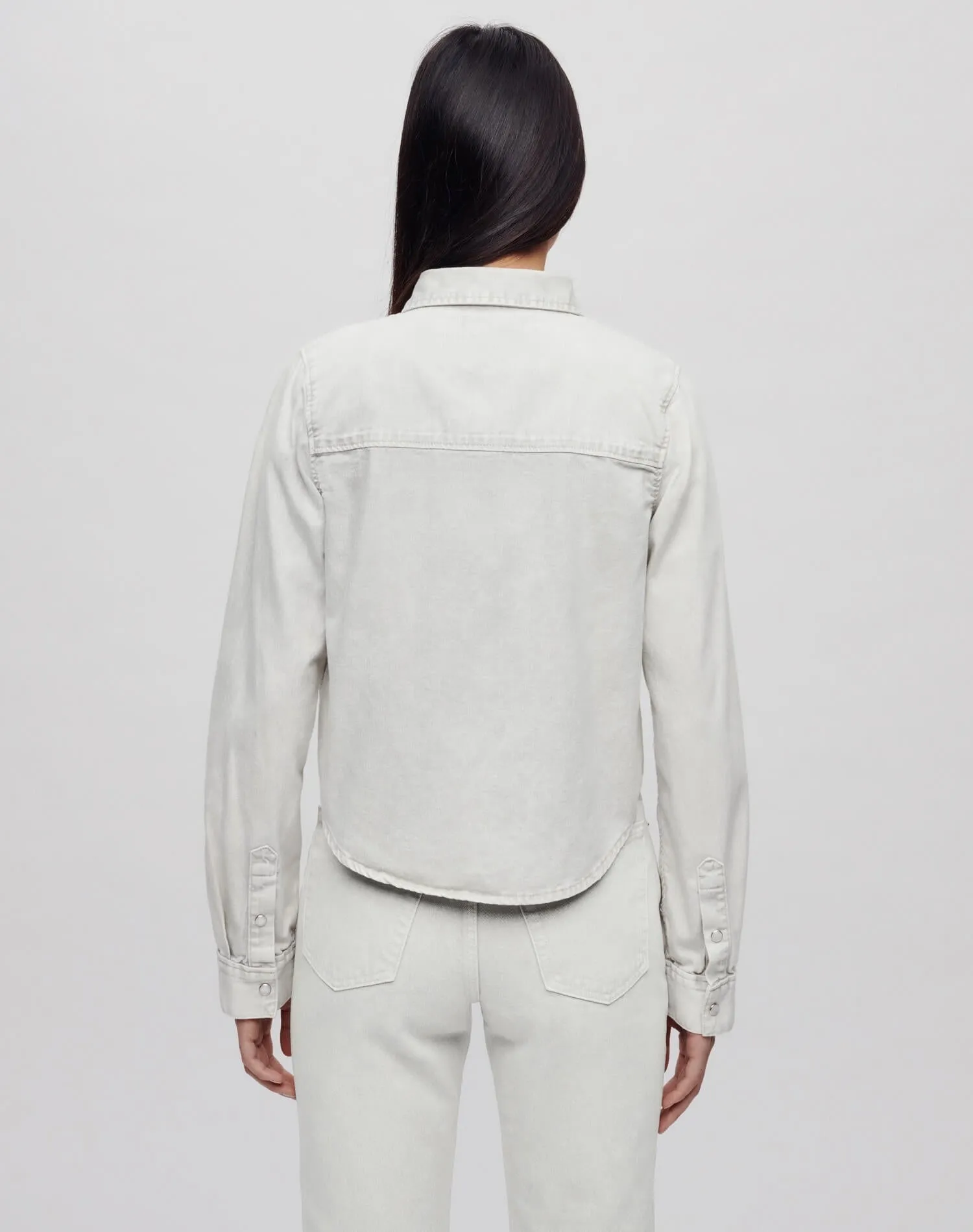 RE/DONE Slim Denim Shirt in Quartz