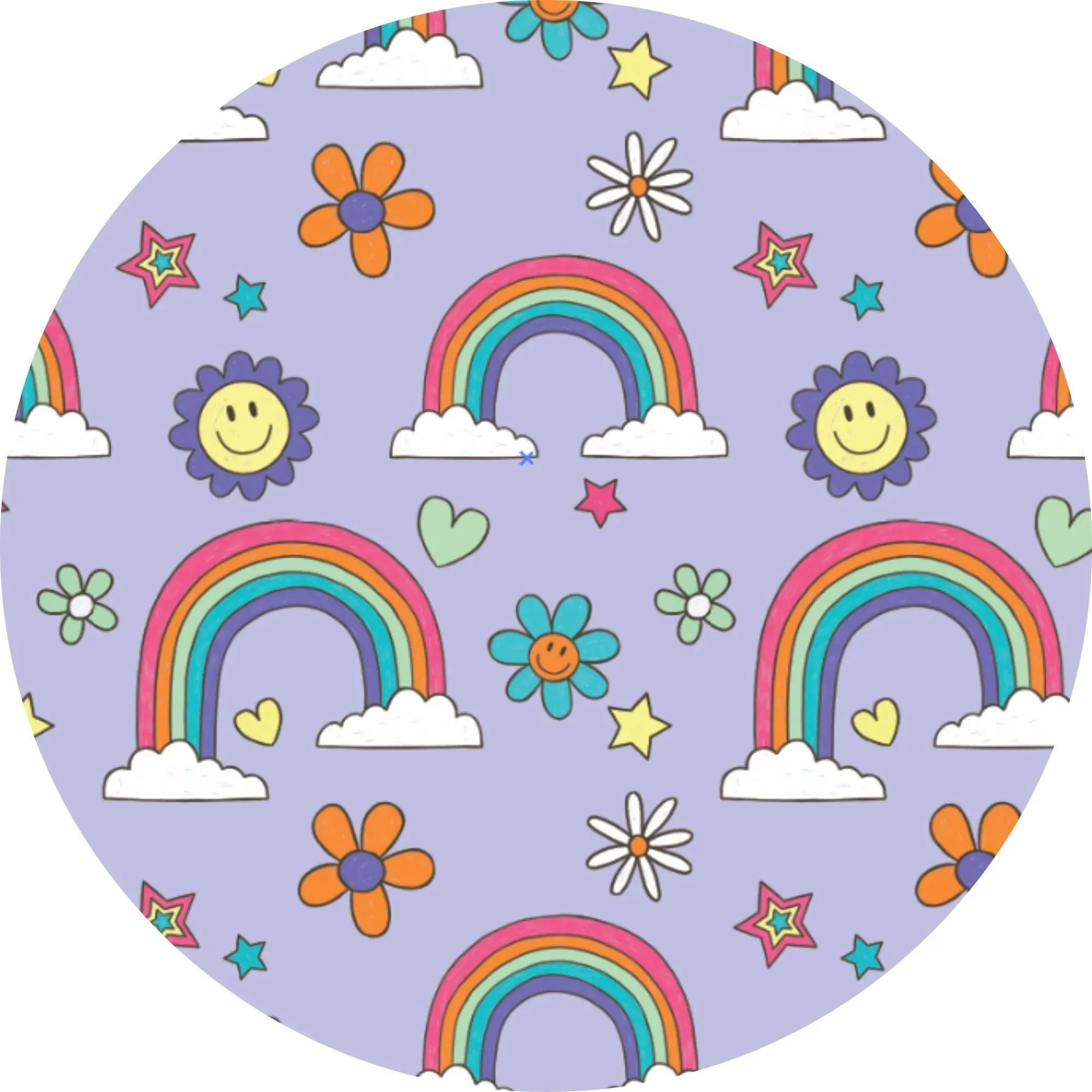 Retro Rainbow Kids Bamboo Pajamas