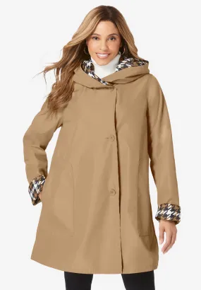 Reversible A-Line Raincoat