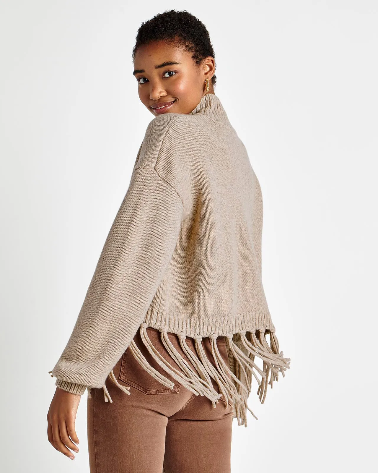 Riley Fringe Sweater