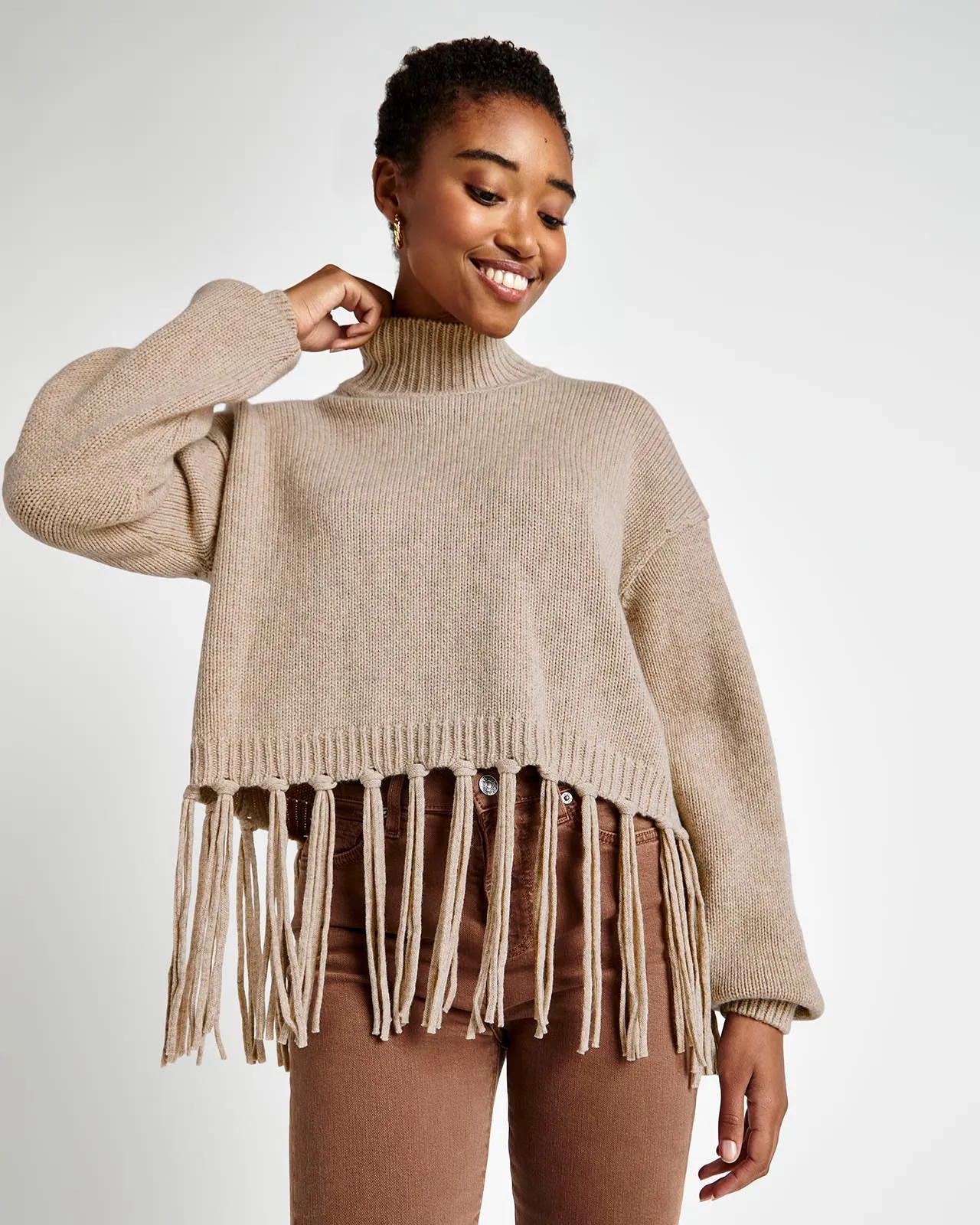 Riley Fringe Sweater