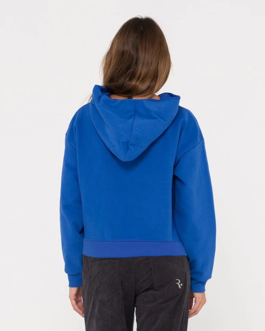 Rusty Old School Cropped Hooded Fleece