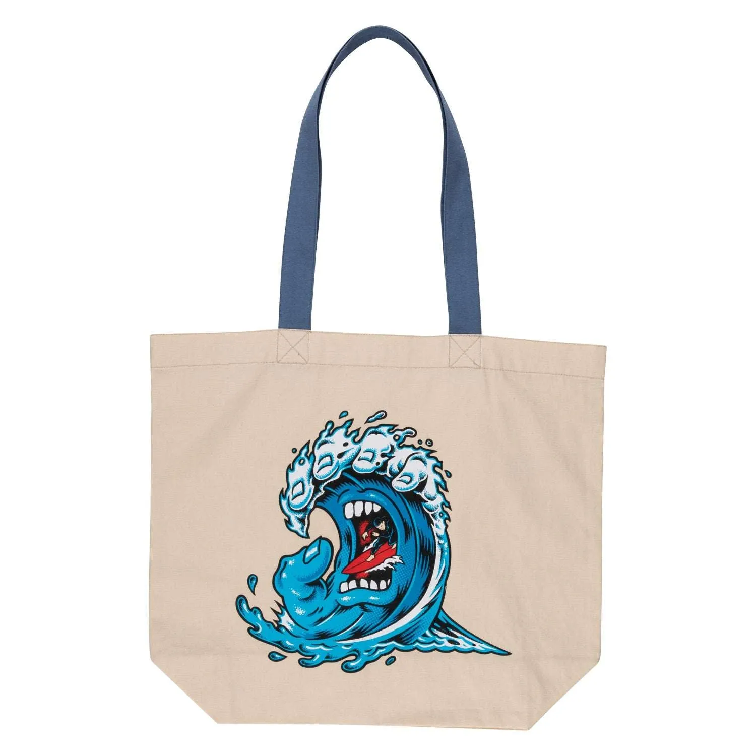 Santa Cruz Screaming Wave Tote Bag