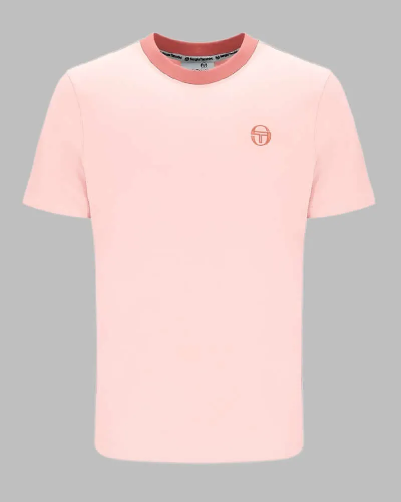 Sergio Tacchini TERME T Shirt Seashell Pink