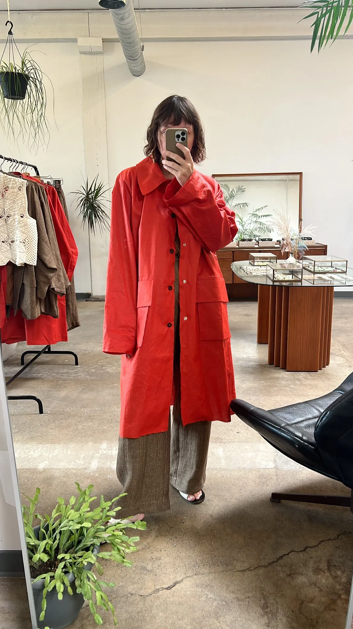 Short Raincoat | Cayenne