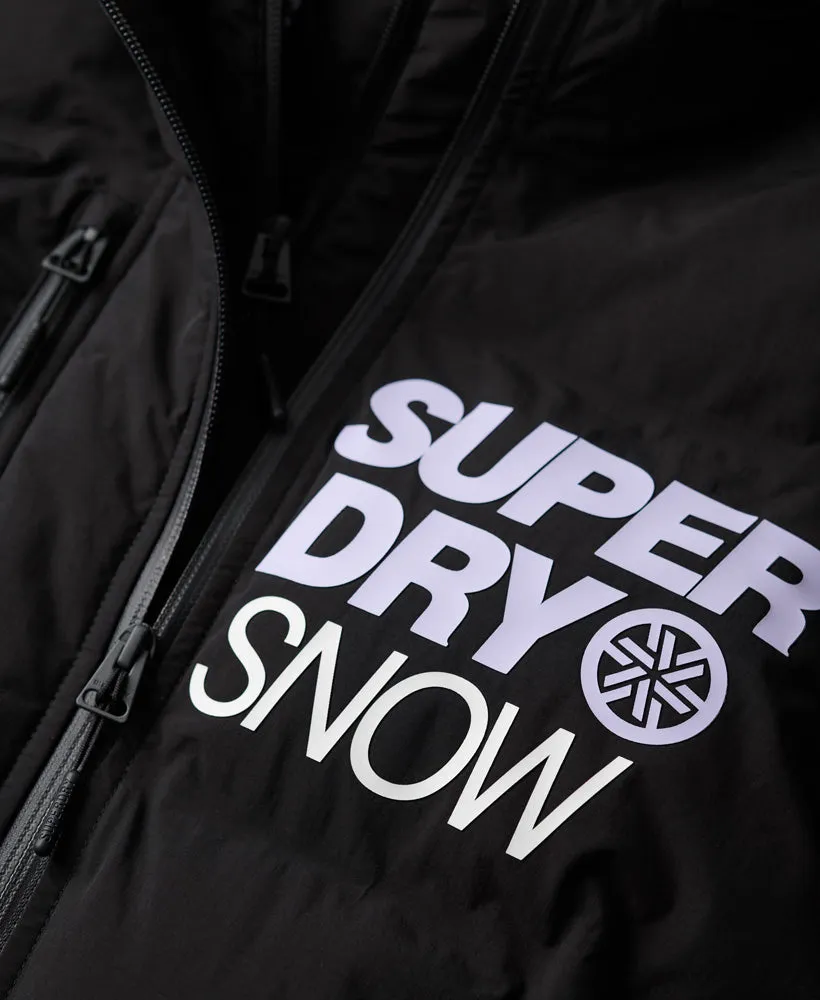 Ski Boxy Puffer Jacket | Black