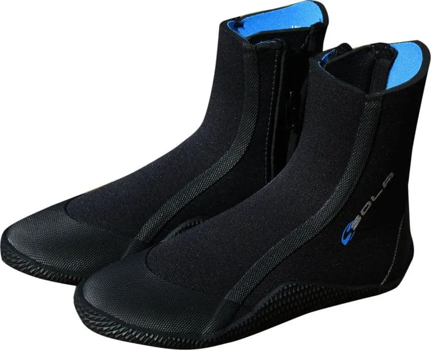 Sola 5mm Kids Zip Titanium Wetsuit Boots