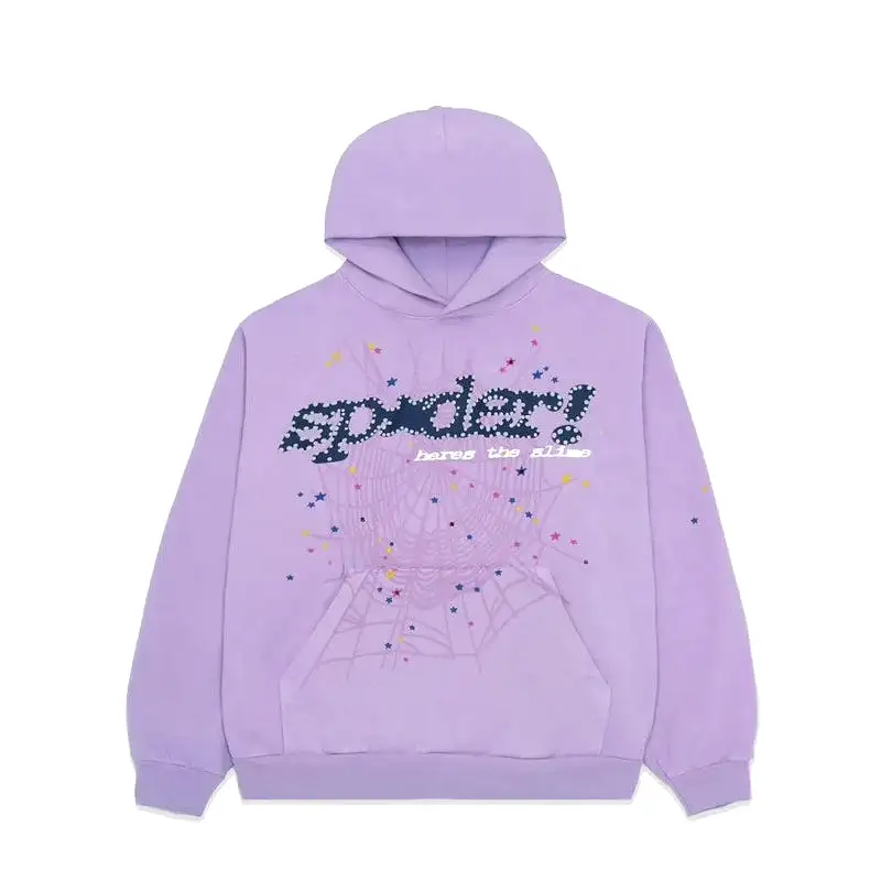 Sp5der Acai Hoodie (Purple)