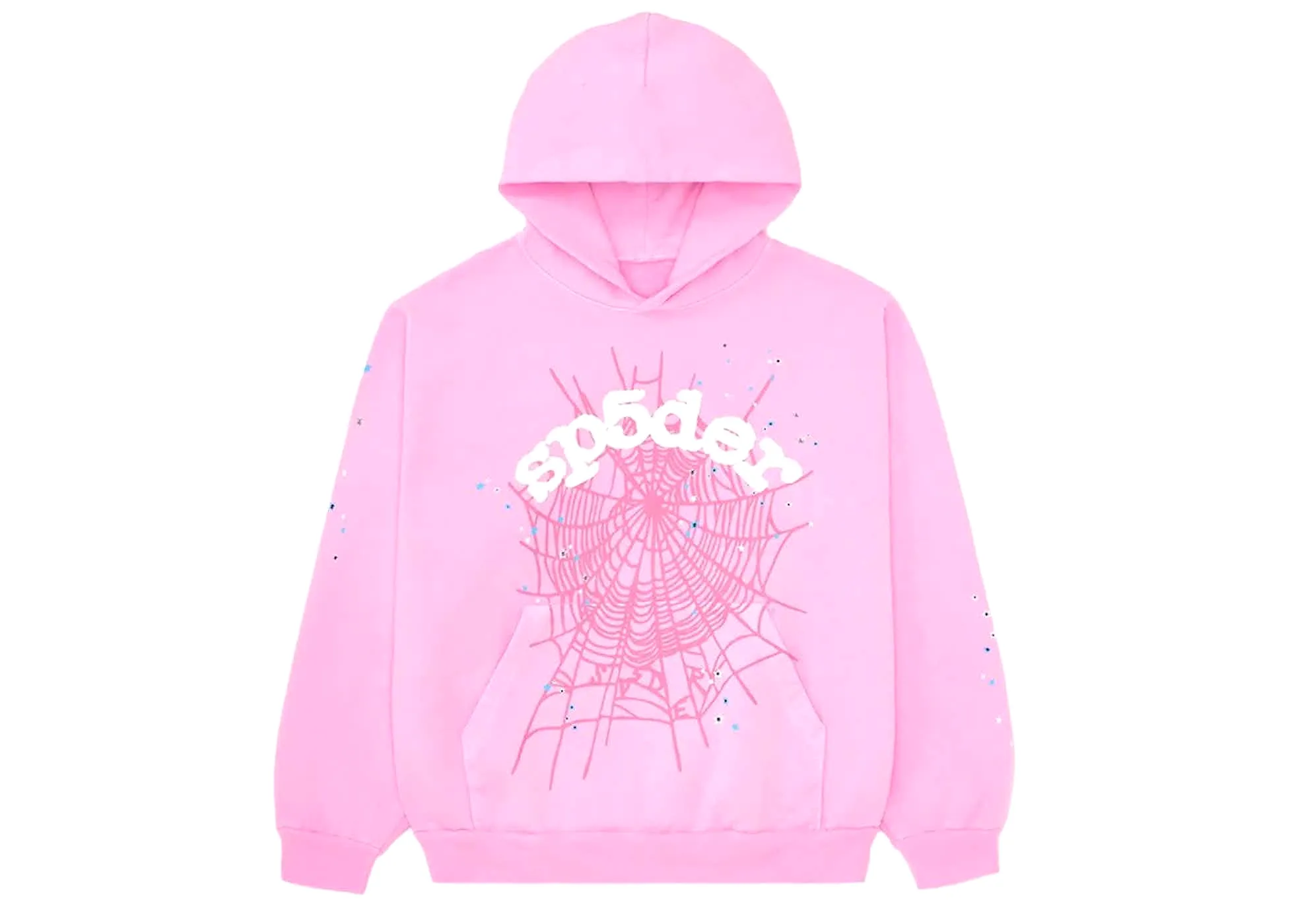 Sp5der OG Web Hoodie (Pink)