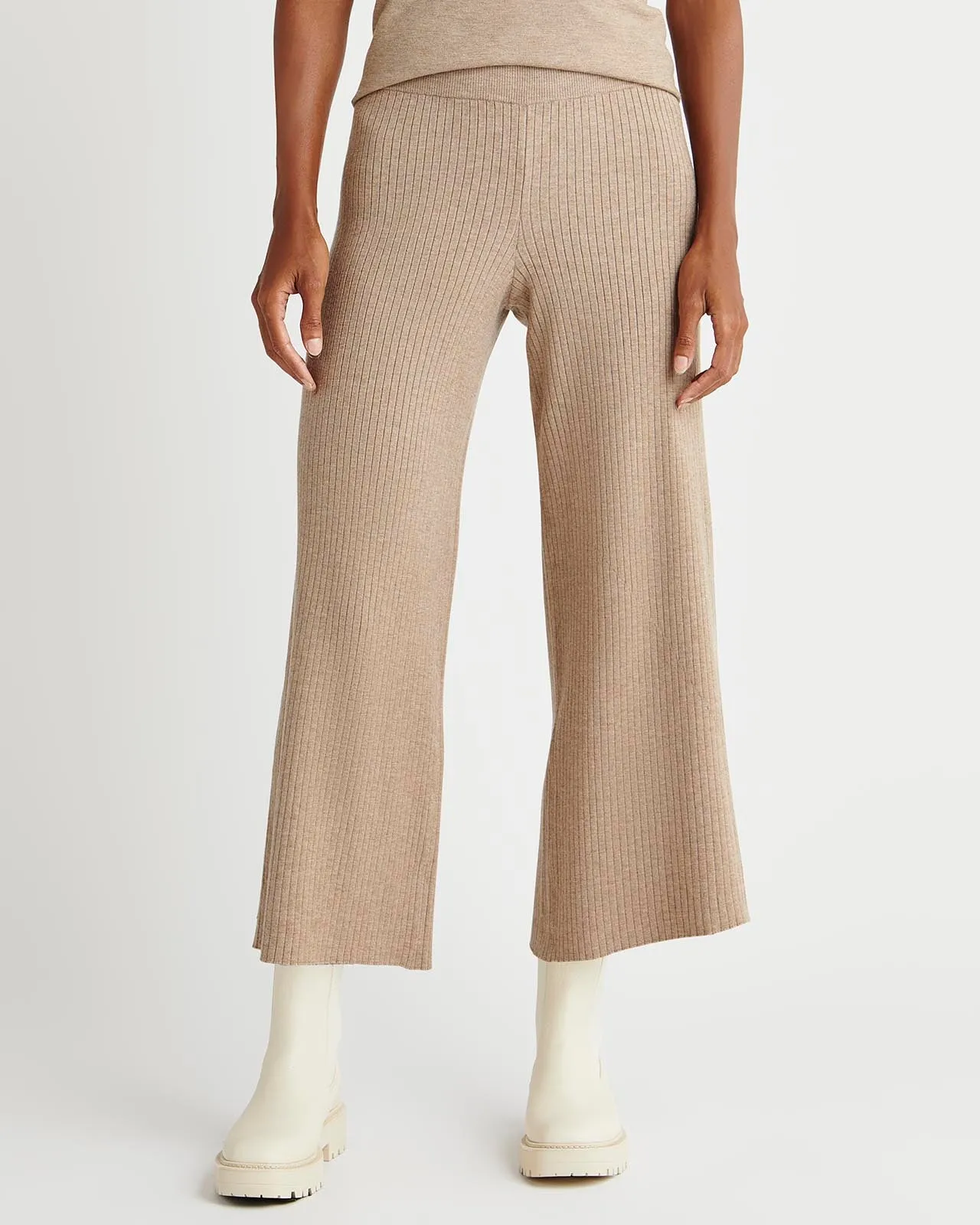 Splendid x Cella Jane Wide Leg Rib Sweater Pant