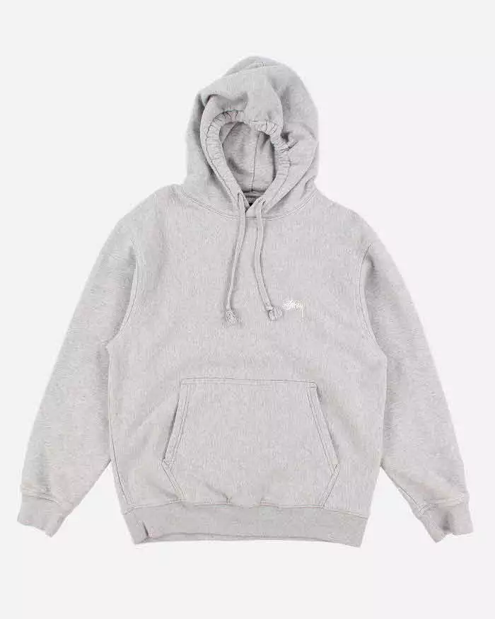 Stussy Grey Hoodie - L