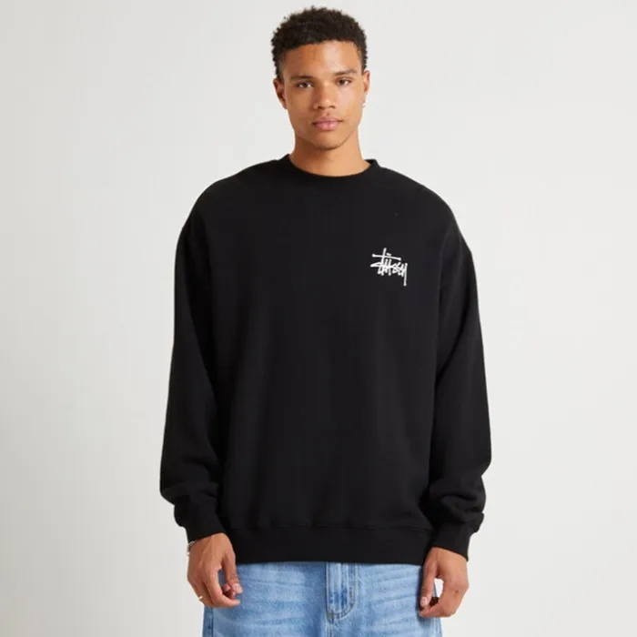 STUSSY  |Unisex Street Style Long Sleeves Cotton Logo Skater Style