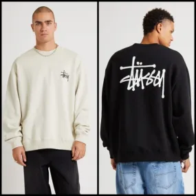 STUSSY  |Unisex Street Style Long Sleeves Cotton Logo Skater Style