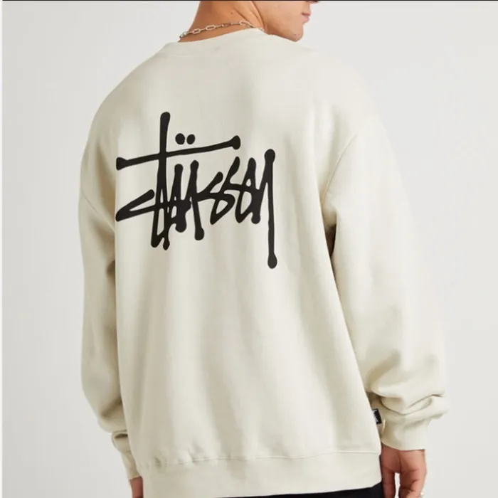 STUSSY  |Unisex Street Style Long Sleeves Cotton Logo Skater Style