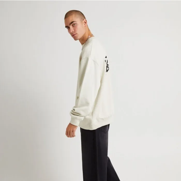 STUSSY  |Unisex Street Style Long Sleeves Cotton Logo Skater Style