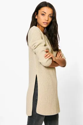 Tall Sara Split Side Longline Sweater