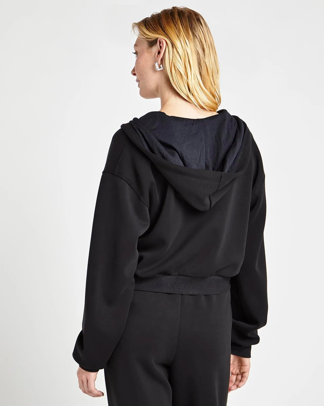 Tate Cropped Zip Hoodie