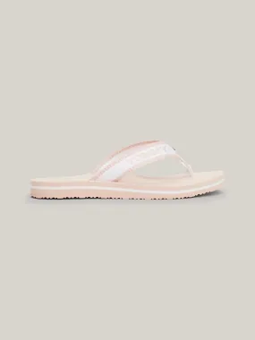 TOMMY HILFIGER Webbing Flip Flops Pink