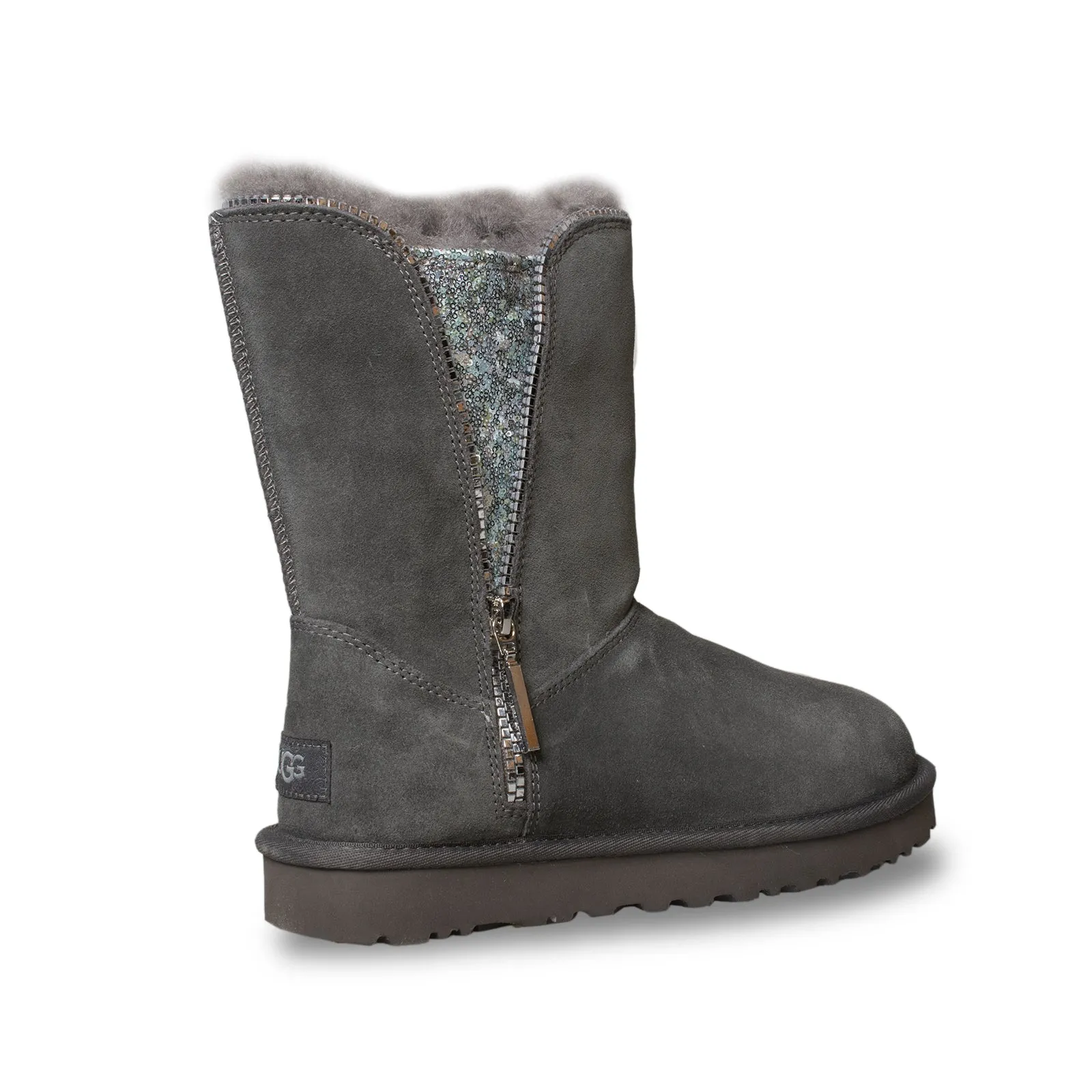 UGG Classic Zip Charcoal Boots - Women's