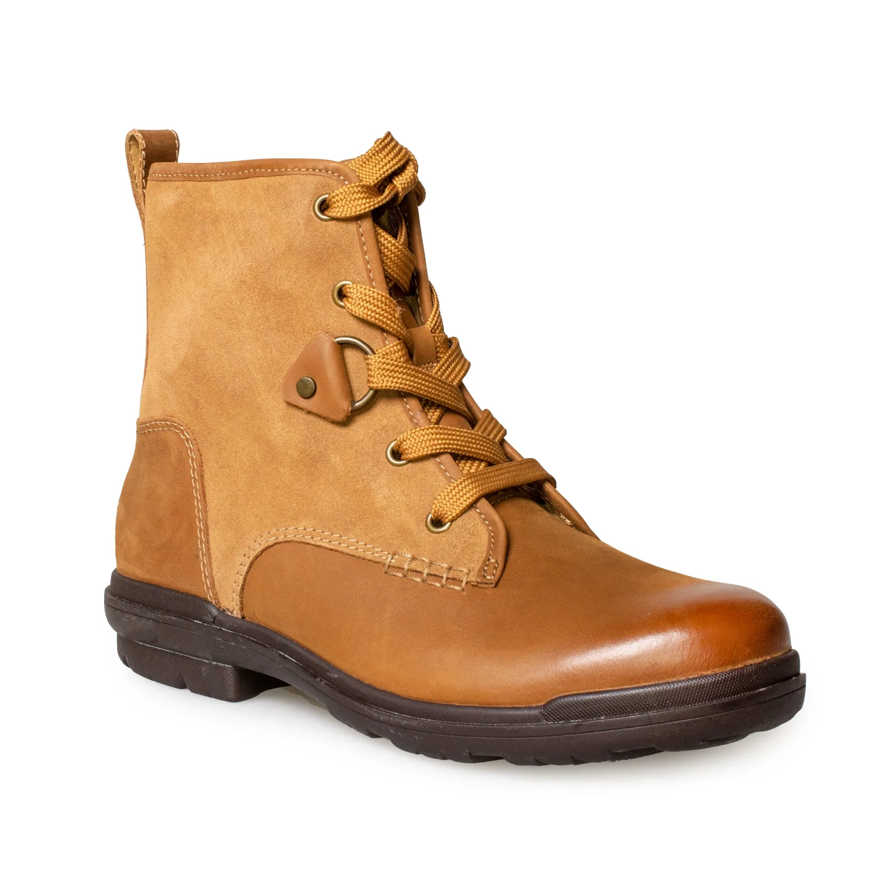 UGG Hapsburg Chestnut Leather Boots - Women's