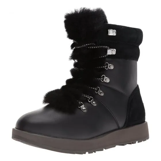 Ugg Womens Viki Black Waterproof Boots