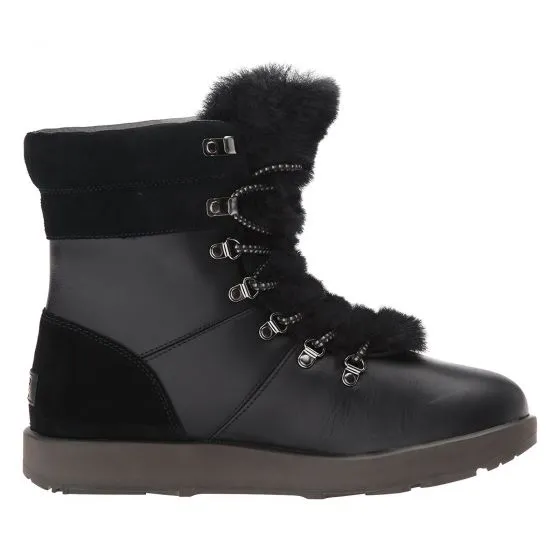 Ugg Womens Viki Black Waterproof Boots