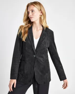 Vegan Suede Blazer