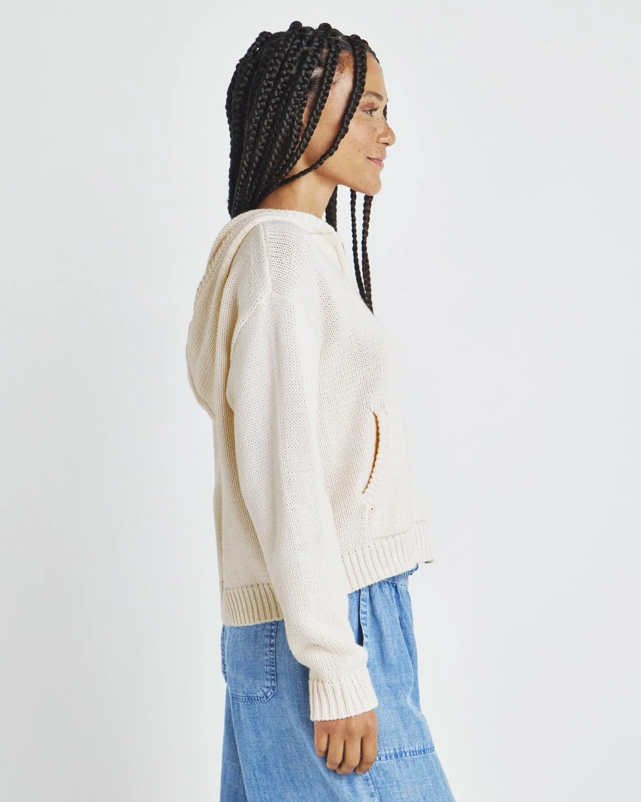 Vero Zip Up Sweater Hoodie