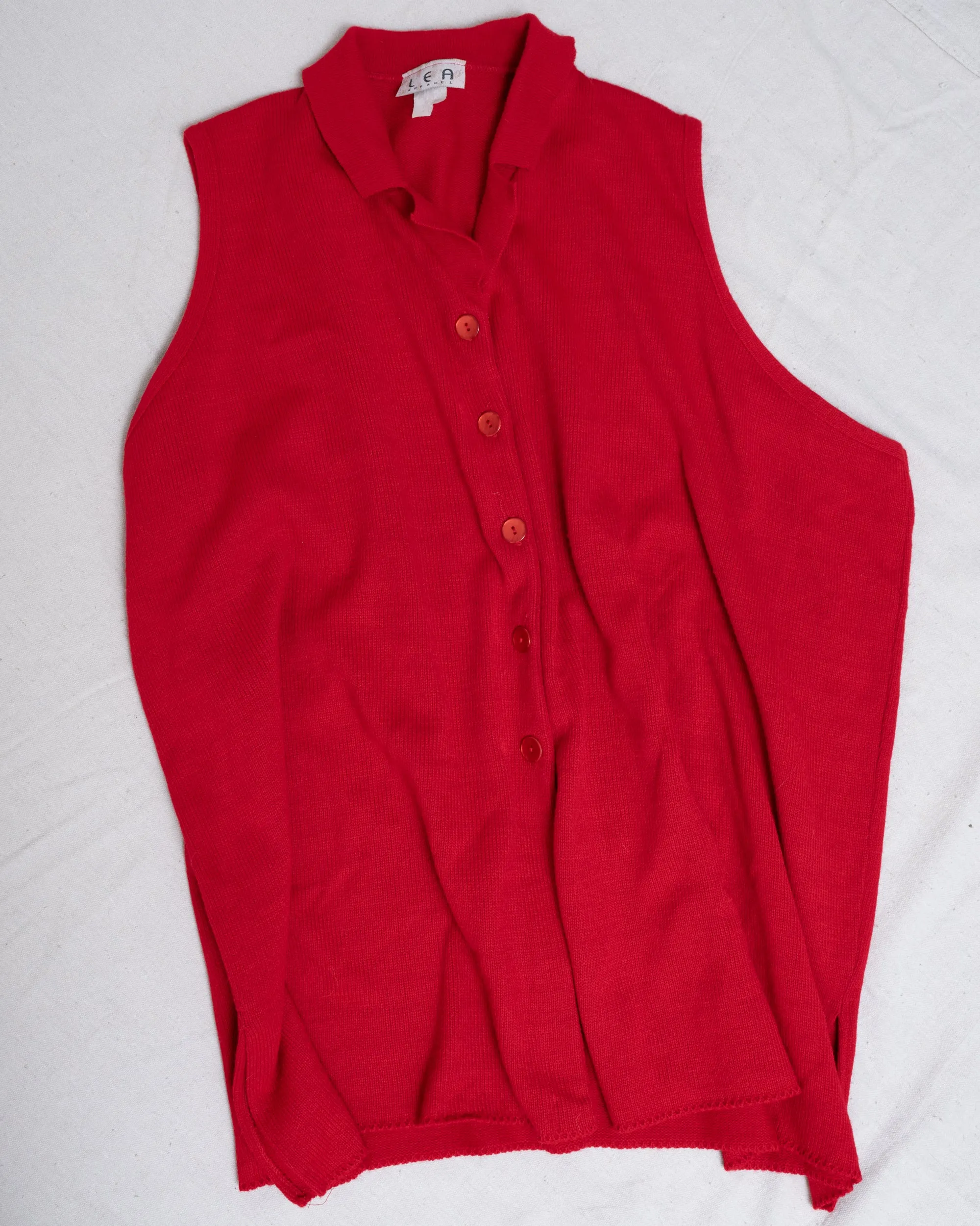 Vintage Oversized Sleeveless Cardigan (S-L)