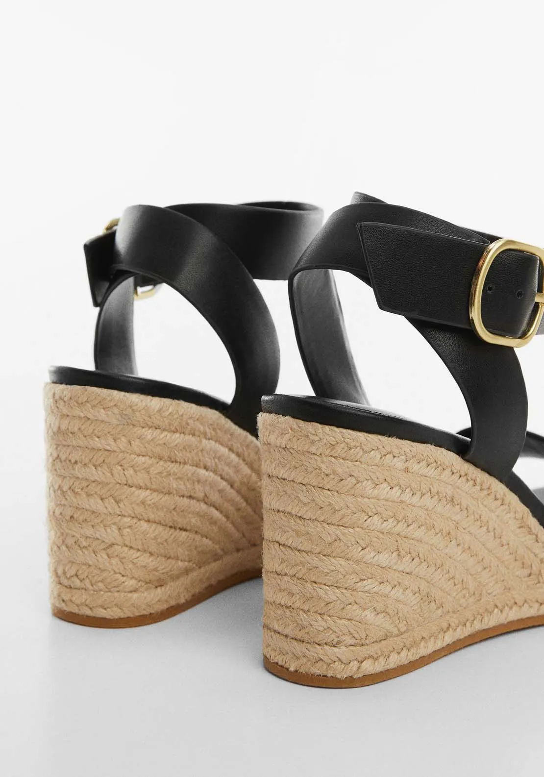 Wedge buckle sandals