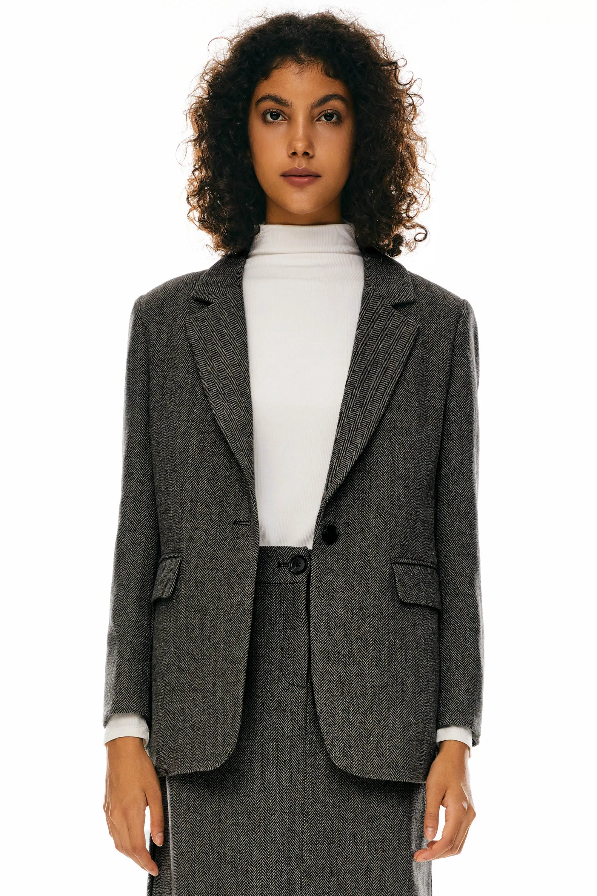 Wool Office Blazer