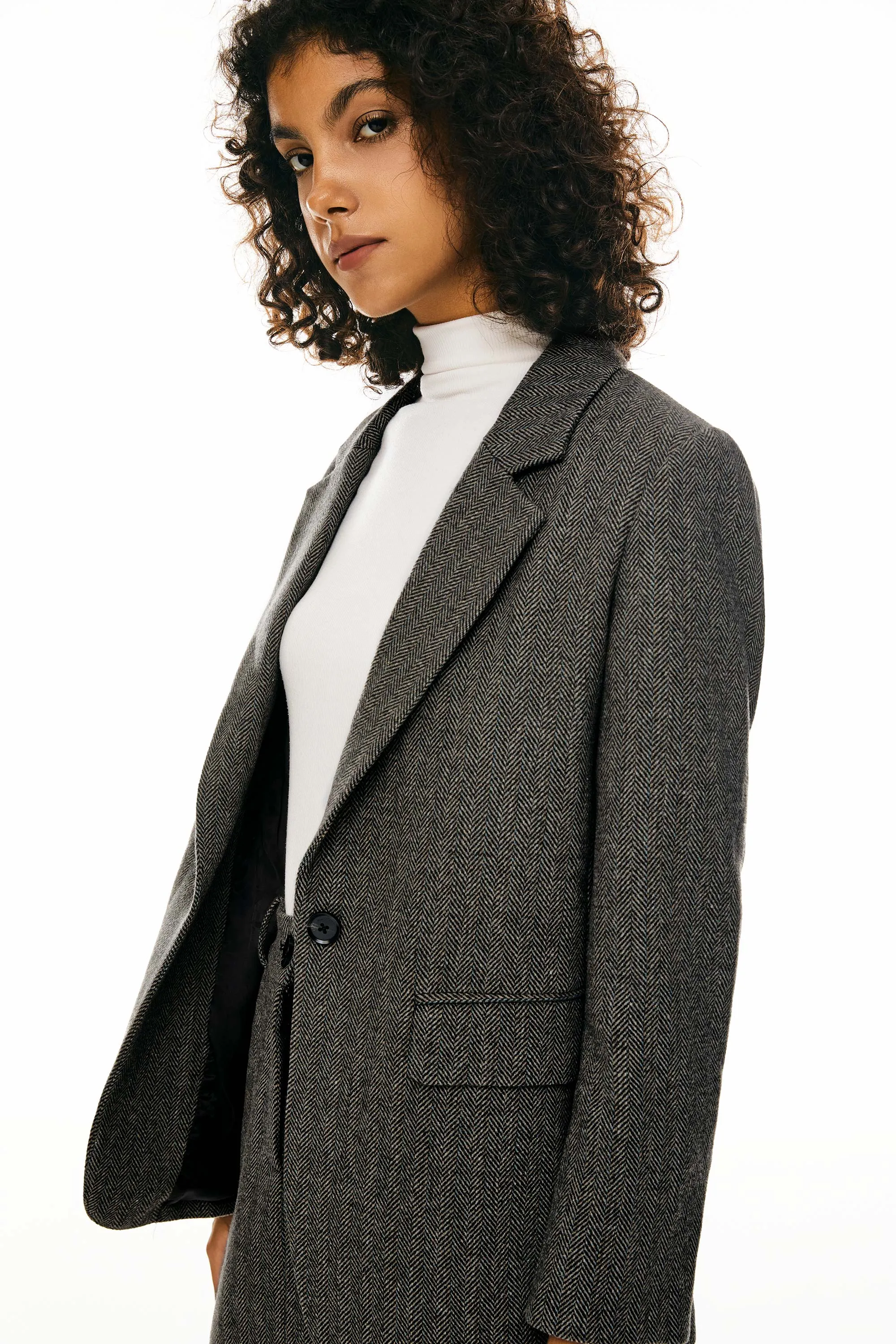 Wool Office Blazer