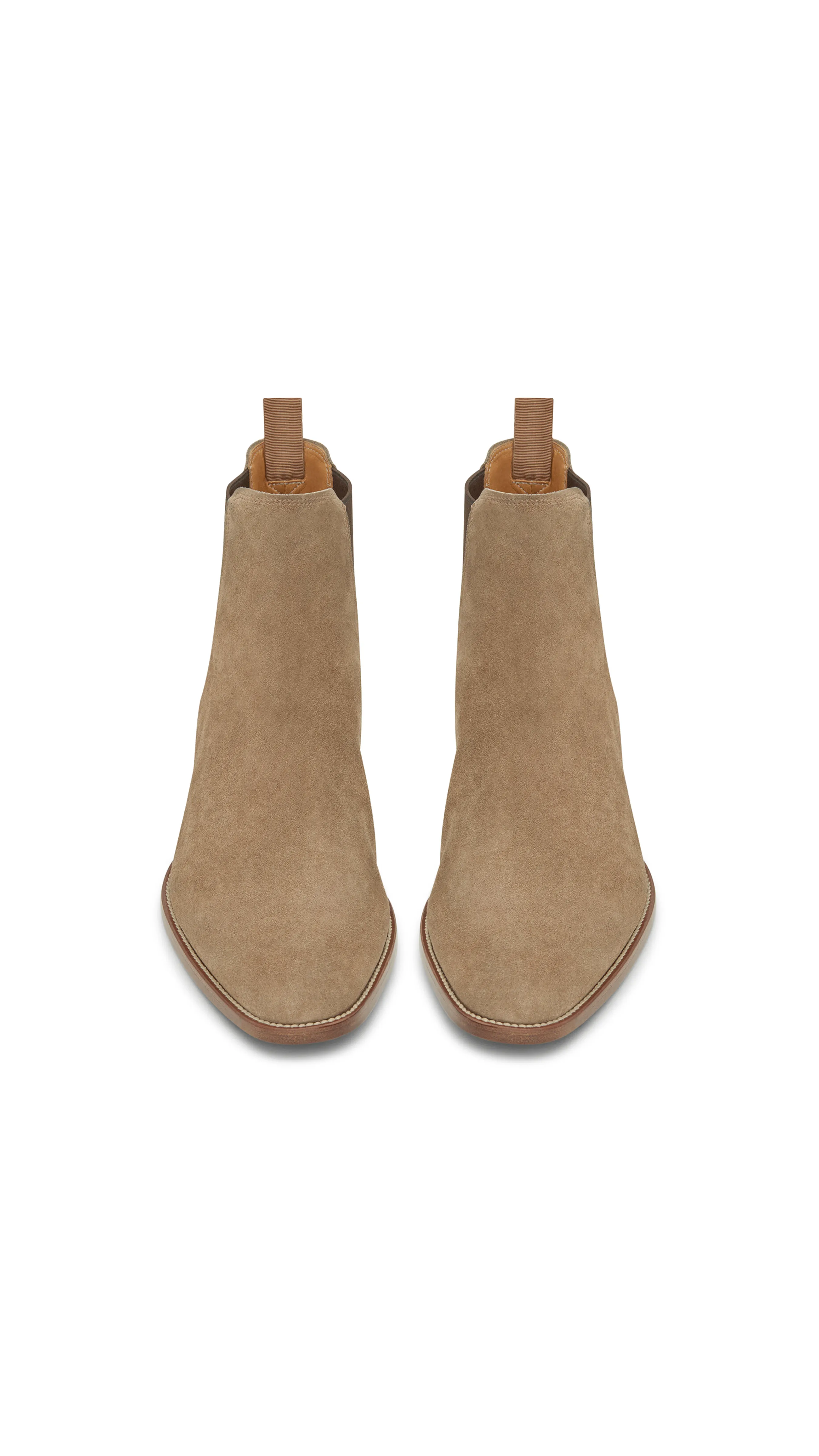 Wyatt Chelsea Boots in Suede - Tobbacco